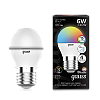 Лампа Шар G45 6W E27 RGBW+димирование LED 1/100 105102406