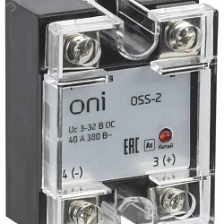 Реле твердотельное OSS-2 25А 380В AC 3-32В DC OSS-2-3-25-B