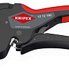 KNIPEX NexStrip Стриппер автоматический 3-в-1, 0.03-10 мм? AWG 32-8, рез до 10 мм?,  обжим: квадрат, 0.25-4 мм?, 2 х 2.5 мм?, 190 мм, SB KN-1272190SB