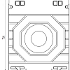 Монтажный комплект муфта труба-коробка DN 29 мм, М40х1,5, полиамид, цвет черный PACM29M40N