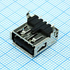 USBA-1J TYPE A SMD BLACK