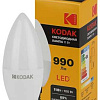 Лампочка светодиодная LED KODAK B35-11W-865-E14 E14 / Е14 11Вт свеча холодный дневной свет Б0057631