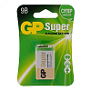 Батарейка алкалиновая GP Super Alkaline 9V Крона - 1 шт. на блистере 2786