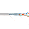 Витая пара СORDLINE F/UTP 4 пары 5e Сu одж.       24AWG(0,51мм) вн.PVC сер.305м УТ-00000441