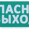 Сменное табло "Запасный выход" зеленый фон LPC10-02-30-10-ZVYHD