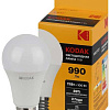 Лампочка светодиодная LED KODAK A60-11W-840-E27 E27 / Е27 11Вт груша нейтральный белый свет Б0057606