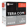 Кабель витая пара U/UTP кат.5E 4 пары 24 AWG solid LSZH нг(А)-HF сер. TERACOM PRO TRP-5EUTP-04LSH-GY-IN3