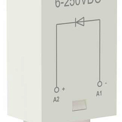 Модуль защиты для реле диод 6-250В DC RPM-B-D-DC6-250V