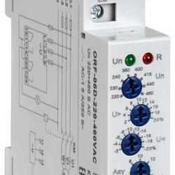 Реле фаз ORF-06D 3ф. 2 конт. 220-460В AC ORF-06D-220-460VAC