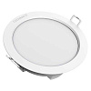 Светильник светодиодный Eco Class Downlight DL 865 WT 8Вт 6500К IP44 760лм ДВО даунлайт кругл. встраив. ультратонкий 4058075644212