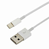 USB-Lightning кабель для iPhone/PVC/white/1m/REXANT/ ОРИГИНАЛ (чип MFI) 18-0000