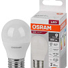 Лампа светодиодная LED Value LVCLP75 10SW/840 10Вт шар матовая E27 230В 10х1 RU OSRAM 4058075579927