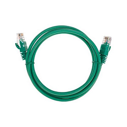 Патч-корд U/UTP CAT 5e RJ45-RJ45 26AWG LSZH зеленый 1.5м 02-0106-105