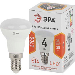 Лампочка светодиодная STD LED R39-4W-827-E14 Е14 / Е14 4Вт рефлектор теплый белый свeт Б0017225