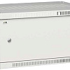 Шкаф LINEA WE 6U 600x450мм дверь металл серый LWE3-06U64-MF